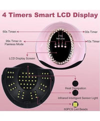 168W UV LED Nail Lamp | Gel Nail Dryer & Curing Lamp