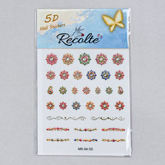 Navratri Special 5D Nail Art Stickers RECOLTE – Festive Nail Decoration