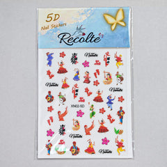 Navratri Special 5D Nail Art Stickers RECOLTE – Festive Nail Decoration