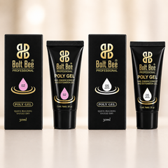 Poly Gel 02 Pink, 05 White 30ml Bolt Bee Professional – Nail Extension & Nail Enhancement Gel