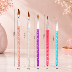 Acrylic Nail Art Professional Brush Set | Acrylic Brush