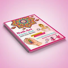 A4 Size Laminated Nail Art Practice & Theory Book for Nail Training & Learning