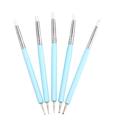 Silicone Nail Art Sculpting & Dotting Tool Set for Gel Polish, 3D Nail Art & DIY Nail Design