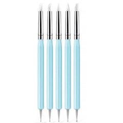 Silicone Nail Art Sculpting & Dotting Tool Set for Gel Polish, 3D Nail Art & DIY Nail Design