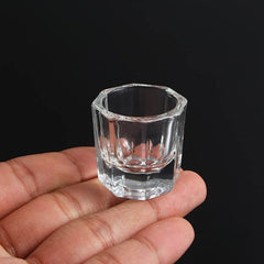 Professional Dipping Glass for Nail Art Powder Application