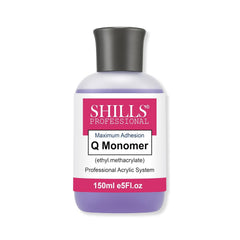 Q Monomer EMA Formulation Liquid for Acrylic Nail Extensions 150ml SHILLS Professional