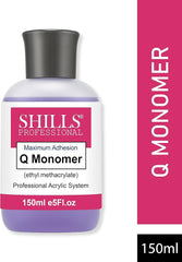 Q Monomer EMA Formulation Liquid for Acrylic Nail Extensions 150ml SHILLS Professional