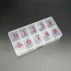 Nail Tips Empty Storage Box|Professional Nail Art Display & Storage Case
