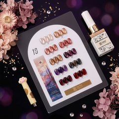 A Light & Dark Shade 15ml cat's eye (10pcs) Bolt Bee Professional
