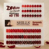 Drama Is Over Burgundy Bloom Gel Polish Collection Shills Professional | Luxury Burgundy Nail Gel Set