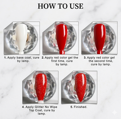 15ml Glitter Top Coat SHILLS Professional
