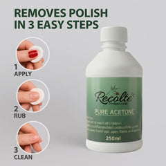 Pure Acetone 200ml Recolte Professional