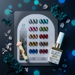 C Dark Shade 15ml Cat Eye's (10 Pcs Set) Bolt Bee Professional