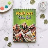 Nail Art Sticker Making Laminated Book – Reusable Nail Design Practice Book for Beginners & Professional Nail Artists