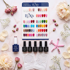 LUx6 7.5ml Gel polish kit (60+5 pcs set) TS Thr3e Strokes