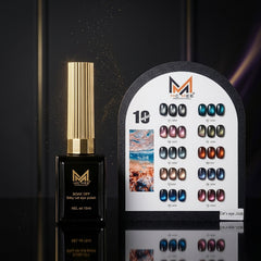 15ml Cat Eye Gel Polish Set (10 Pcs) MC MEE Professional JS06 Floating Sunlight Magnetic UV/LED Nail Art Collection