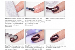 9D Light Purple Cat Eye Gel Polish (Shade No. 16) MC MEE Professional