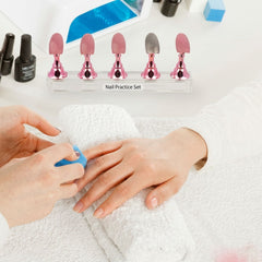 Press On Magnetic Stand (5 pcs) for Press On Nails | Nail Art Display & Practice Stand