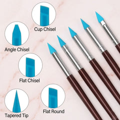 Silicon Brushes (5 pcs set)
