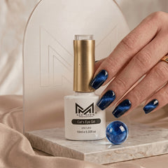 9D Blue Cat Eye Gel Polish (Shade No. 18) MC MEE Professional