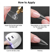 Nail Tip UV Bond 15ml Shills Professional | Nail Extension Gel Glue for Press-On & Soft Gel Tips