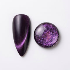 9D Purple Cat Eye Gel Polish (Shade No. 15) MC MEE Professional