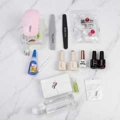Home Use Nail Art Kit – Basic Starter Combo for Self Nail Art