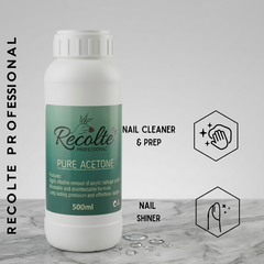 Pure Acetone 500ml Recolte Professional