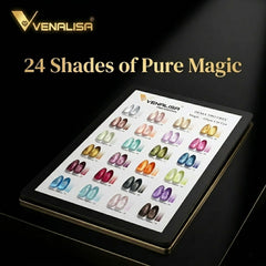 Magic - Glaze 15ml Cat Eye's (24 Pcs Set) VENALALISA Professional