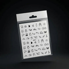 Animal Doodle theme Water Decal