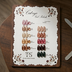 Autumn Cat Eye gel polish 15ml (10 Pcs Set) TS Thr3e Strokes