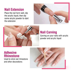 Nail Art Acrylic Powder 30g for Strong Nail Extensions