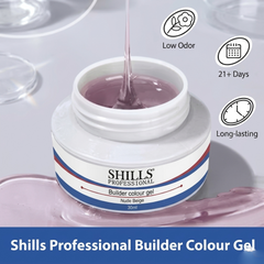 Clear Builder Gel 30ml Shills Professional | Transparent Nail Extension Gel for Nail Art