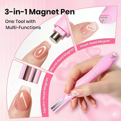 3 in 1 Heart Cat Eye Magnet