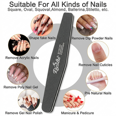 Soft Nail Buffer Recolte Professional | High Quality Nail Shiner & Smoothing Buffer