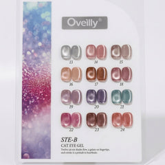STE - B 10ml Cat Eye's (12 Pcs Set) Oveiliy