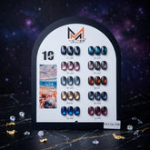 15ml Cat Eye Gel Polish Set (10 Pcs) MC MEE Professional JS06 Floating Sunlight Magnetic UV/LED Nail Art Collection