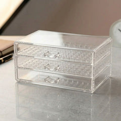 Empty Box (Small) Transparent Mini Storage Organizer Box for Jewelry, Nail Art & Craft Accessories