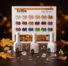 Glass 15ml Cat Eye's (18 Pcs Set) Gellin