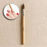 Acrylic Wooden Handle Nail Brush No. 12, No. 10 & No. 8 Professional Acrylic Nail Extension Brush Set