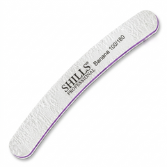Hard Nail File 100/180 SHILLS Professional – Nail File for Gel, Acrylic & Extension Nails