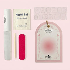 Press On Kit with ITIIS Card (6 Items) | Professional Press On Nail Application Kit