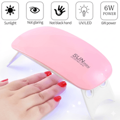 SUN Mini UV LED Nail Lamp for Gel Polish Curing