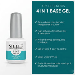 15ml 4 in 1 Base Gel SHILLS Professional