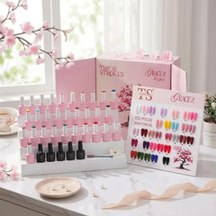 TS Grace 2 Gel Polish kit With Cat eye 7.5ml (30+6 pcs set) TS Thr3e Strokes