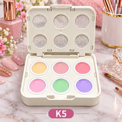 PAT Gel with Mesh Filter for Nail Art | K1–K5 Colour Variants