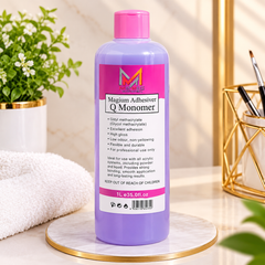 Q Monomer MC Mee 1 Litre | Acrylic Nail Extension Liquid for Professional Nail Artists |Magic Nails