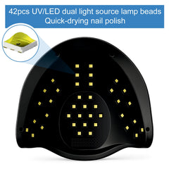 Signature Nail Art UV LED Lamp Shills Professional | 168W for Gel Polish Curing Machine
