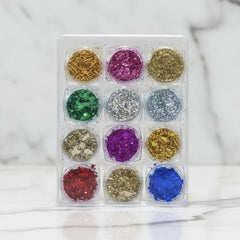 Nail Art Foil Paper Set – Multicolor Transfer Foils for Nail Decoration