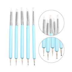 Silicone Nail Art Sculpting & Dotting Tool Set for Gel Polish, 3D Nail Art & DIY Nail Design
